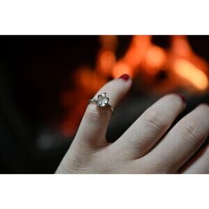 alternative raw diamond engagement ring raw crystal size 4 5 6 7 8 8 9 10 11 12